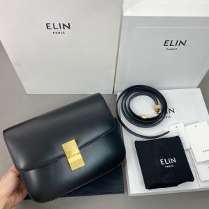 AAAA Replica Celine First Layer Cowhide Hand-Rubbed Small Square One-Shoulder Messenger Bag