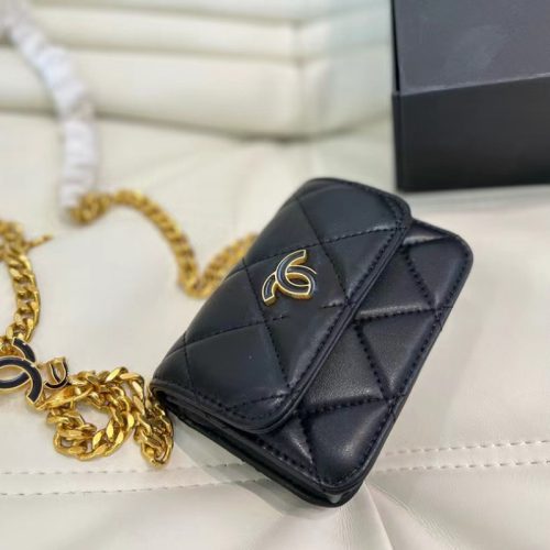 AAAA Replica | Chanel Leather Wallet Ladies Short Caviar Leather Card Holder Exquisite High-End Coin Purse