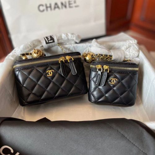 AAAA Replica Chanel Square Rhombus Vanity Case Chain Mini Bag