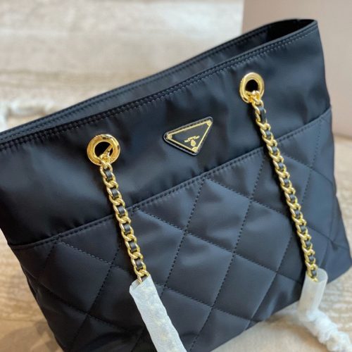 AAAA Replica Designer Prada Vintage Nylon Cloth Flip Large-Capacity Shoulder Bag