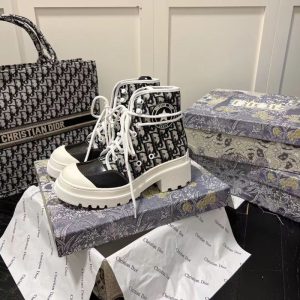 AAAA Replica Dior Women Fashion Leather Martin Boots