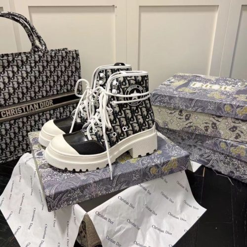 AAAA Replica Dior Women Fashion Leather Martin Boots