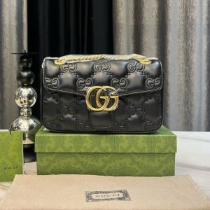 AAAA Replica Gucci Fashion Letter Embroidery Shoulder Bag