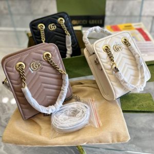 AAAA Replica Gucci Fashion Solid Color Shoulder Bag
