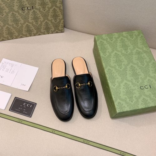 AAAA Replica Gucci Women Fashion Flat Slippers