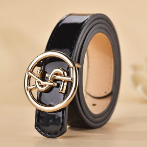 CCCC Replica Designer YSL Children Solid Color Imitation Leather Versatile Belt
