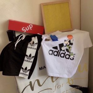 Replica Designer Adidas Casual Kids Two-Piece Set