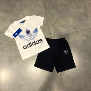 Replica Designer Adidas Casual Kids Two-Piece Set