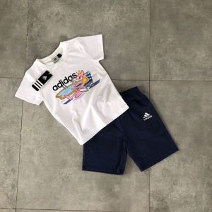Replica Designer Adidas Casual Kids Two-Piece Set
