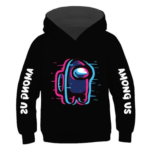 Replica Designer Among Us Game Printing Kids Clothing Solid Color Hoodie