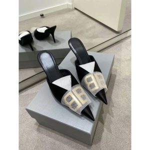 Replica Designer Balenciaga High-Heeled Slippers
