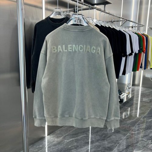 Replica Designer Balenciaga Long-Sleeved Sweatshirt