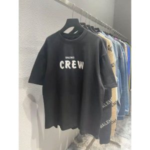 Replica Designer Balenciaga Loose Short-Sleeved T-Shirt
