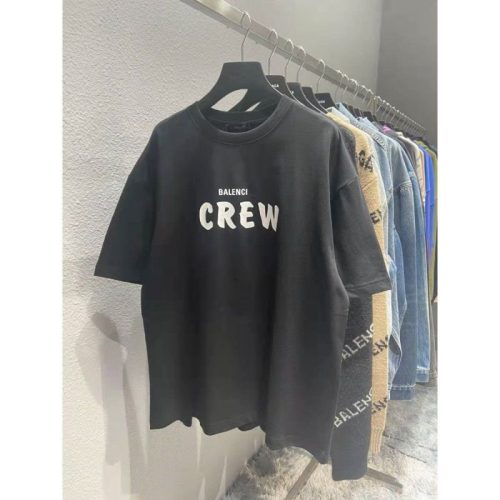 Replica Designer Balenciaga Loose Short-Sleeved T-Shirt