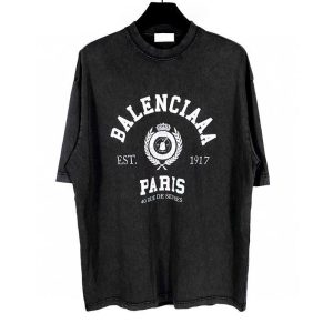 Replica Designer Balenciaga Loose Short-Sleeved T-Shirt