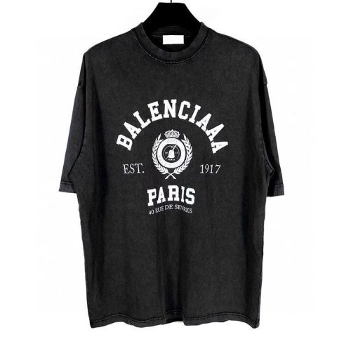 Replica Designer Balenciaga Loose Short-Sleeved T-Shirt
