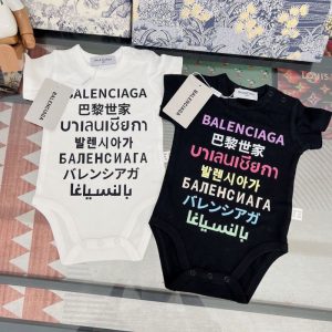 Replica Designer Balenciaga Newborn Baby Romper Jumpsuit