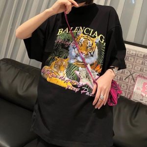 Replica Designer Balenciaga Short-Sleeved T-Shirt