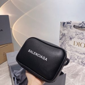 Replica Designer Balenciaga Women Camera Shoulder Crossbody Bag