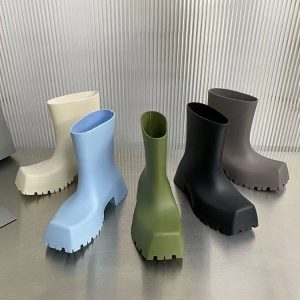 Replica Designer Bottega Veneta Thick Bottom Waterproof Rain Boots
