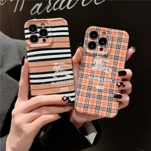 Replica Designer Burberry Apple Mobile Phone Cover Case