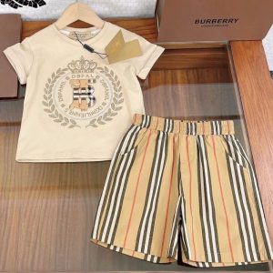 Replica Designer Burberry Chic Kids Two-Piece Set