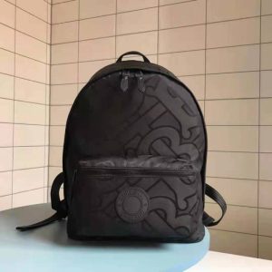 Replica Designer Burberry Men'S Casual Large Capacity Canvas Backpack Travel Bag