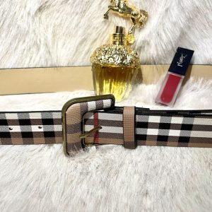 Replica Designer Burberry Plaid Belt