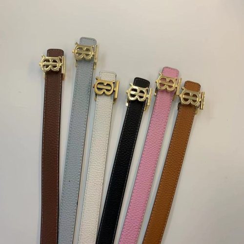 Replica Designer Burberry Smooth Buckle Belt