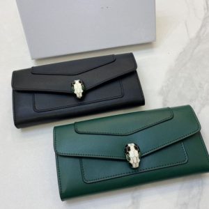Replica Designer Bvlgari Women Bifold Wallet