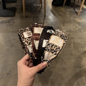 Replica Designer CHANEL Leopard Print Creative Fashion Women Headband