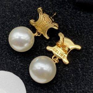 Replica Designer Celine Fashion Pearl Earrings
