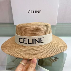 Replica Designer Celine Letter Straw Hat