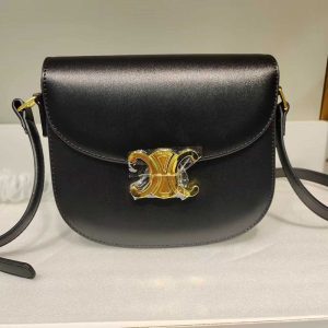 Replica Designer Celine TEEN BESACE TRIOMPHE IN SHINY CALFSKIN
