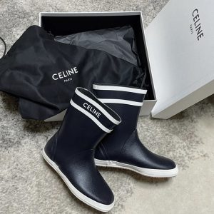 Replica Designer Celine Thick Bottom Rain Boots