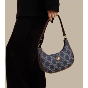 Replica Designer Celine Underarm Bag Baguette Canvas Retro Shoulder Diagonal Bag