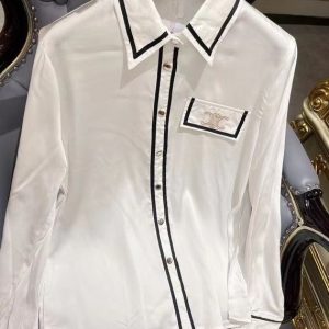 Replica Designer Celine Women Long-Sleeved Shirt