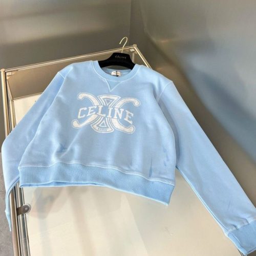 Replica Designer Celine Women Long-Sleeved Sweatshirt