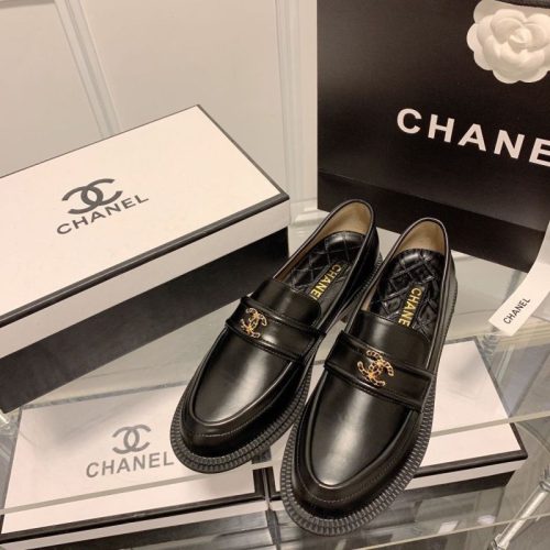Replica Designer Chanel Casual Chunky Heel Loafers