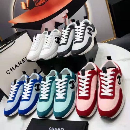 Replica Designer Chanel Casual Color Matching Sneakers