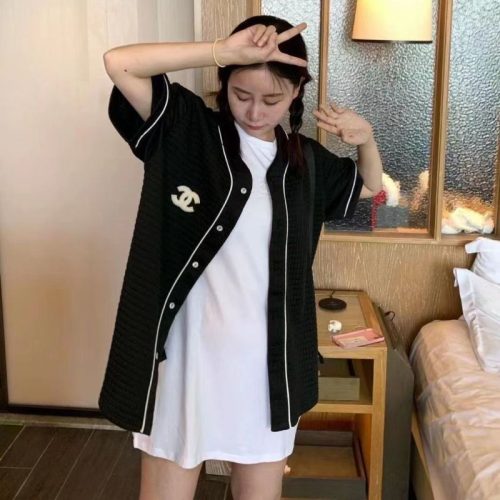 Replica Designer Chanel Casual Short-Sleeved Single-breasted Women Coat