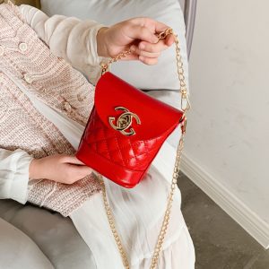 Replica Designer Chanel Children Embroidery Shoulder Bag