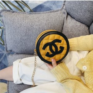Replica Designer Chanel Children Messenger Small Round Bag