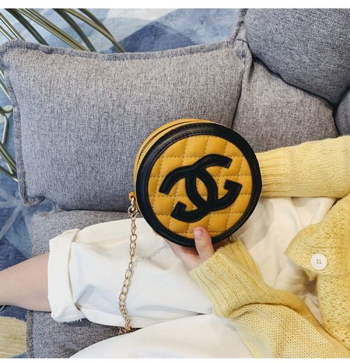 Replica Designer Chanel Children Messenger Small Round Bag