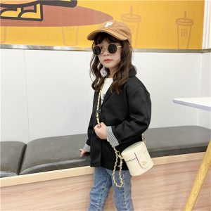 Replica Designer Chanel Children Mini Bucket Chain Messenger Bag