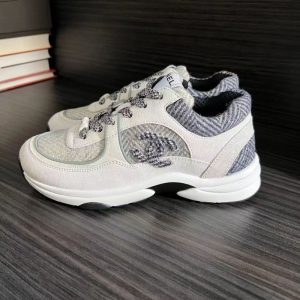 Replica Designer Chanel Colorblock Casual Platform Sneakers
