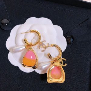 Replica Designer Chanel Design Alphabet Earrings