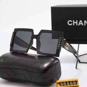 Replica Designer Chanel Fashion Anti-Ultraviolet Square Frame Sunglasses