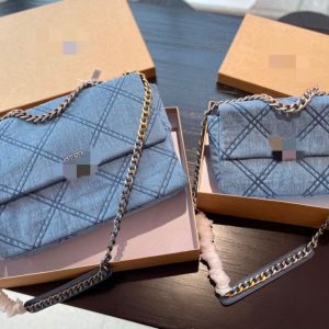 Replica Designer Chanel Fashion Denim Large Capacity Handbags