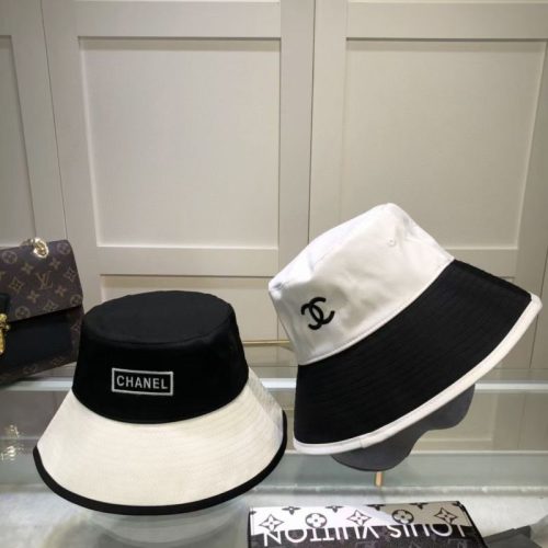 Replica Designer Chanel Fashion Front And Back Double-Sided Double C Sunscreen Hat